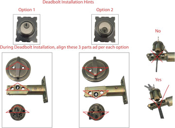 Zita Single Front Door Hardware Set, Grip Entry Door Lock Set with Lever Handle and deadbolt, Antique Copper